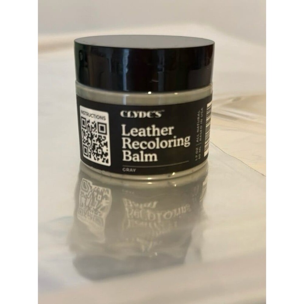 Clyde’s Leather Recoloring Balm gray NEW IN CONTAINER 1.7 oz